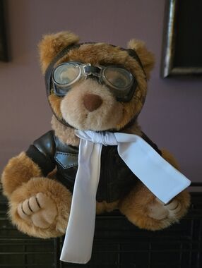 Aviation Bear Stuffed Animal 6"